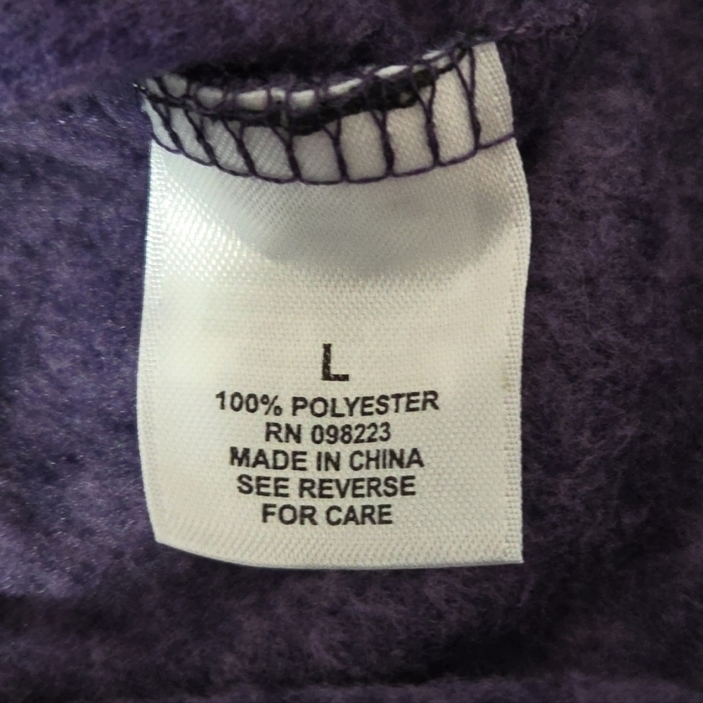 BCG  Active Basics Women’s Large 1/4 Zip Loganberry Purple NWT - Picture 9 of 10